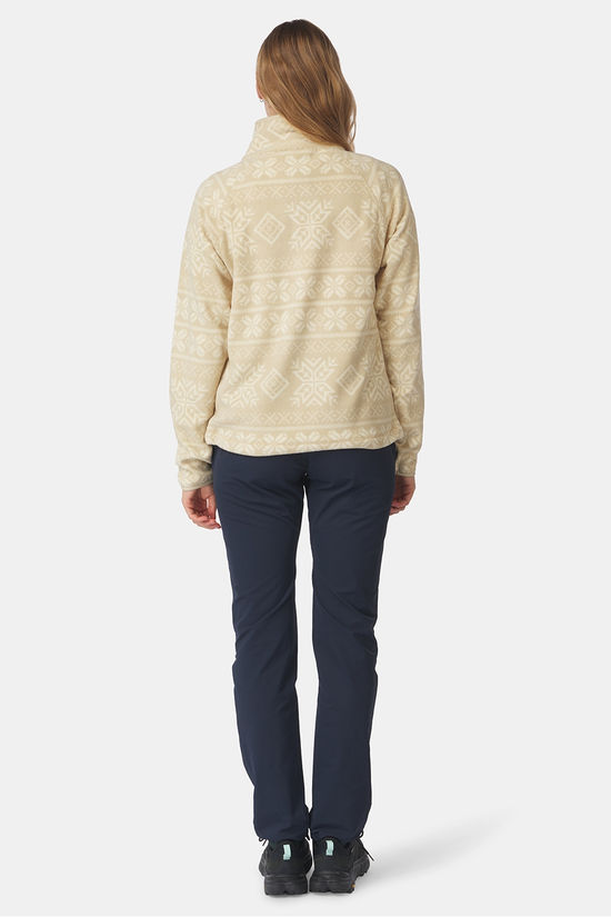 Ayacucho Fleece Inverno Printed Fleece Half Zip W Fields Of Rye Print