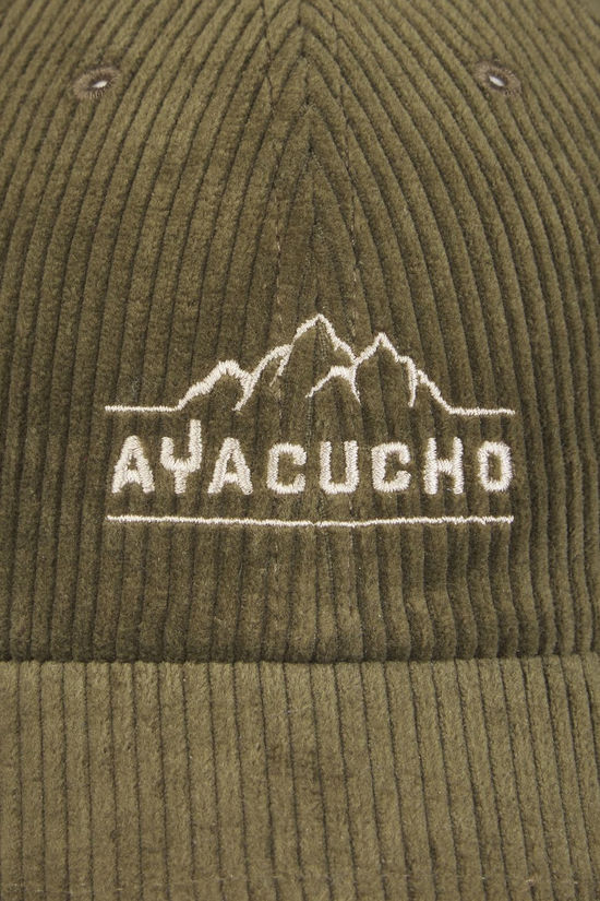 Ayacucho Casquette Corduroy Baseball Cap Military Olive