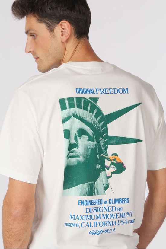 Gramicci T-Shirt Liberty Tee White