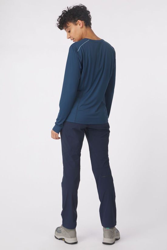 Rab T-Shirt Force Ls Tee Wmns Tempest Blue