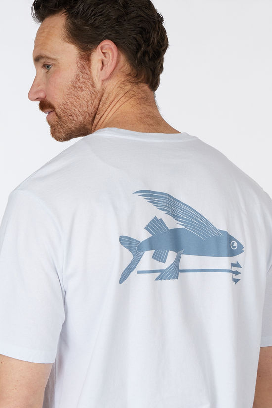 Patagonia T-Shirt M'S Flying Fish Responsibili-Tee White