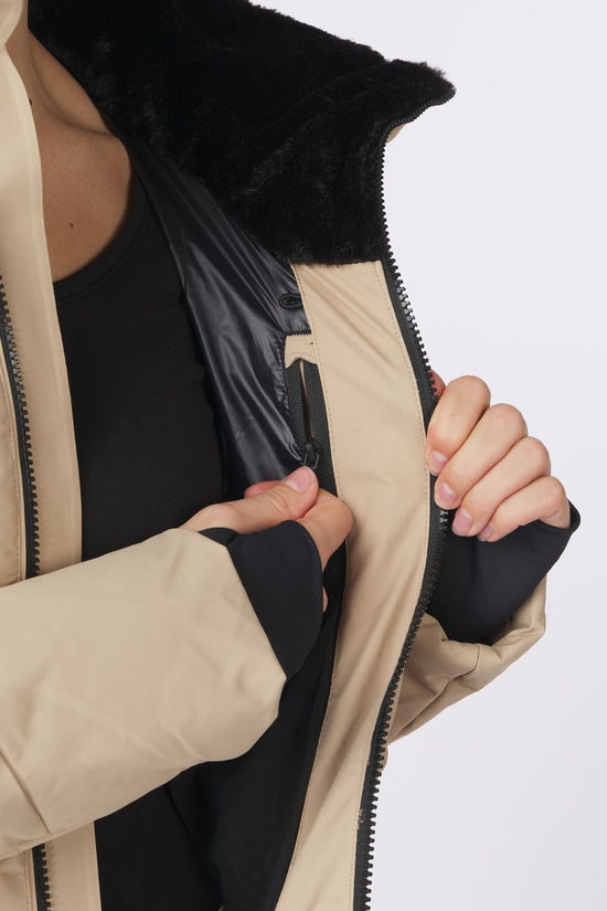 CMP Ski-Jas Woman Ski Jacket Fix Hood Sesamo