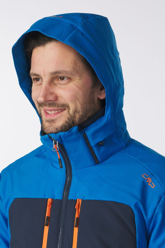 CMP Veste De Ski Man Ski Jacket Softshell Zaffiro/Jaffa