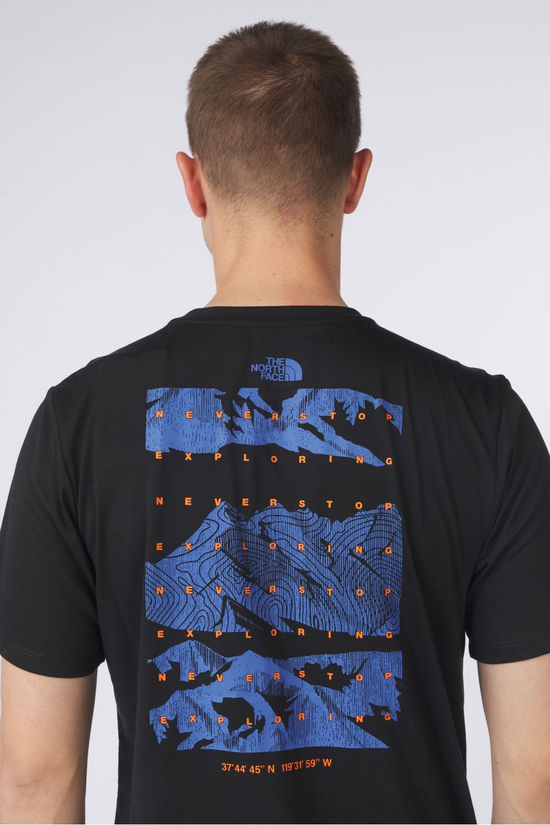 The North Face T-Shirt M Foundation Mountains Faces Tee Tnf Black