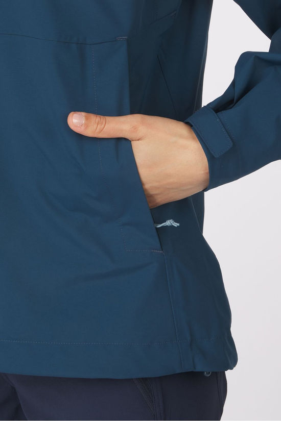 Rab Regenjas Firewall Jacket Wmns Tempest Blue