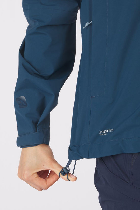 Rab Regenjas Firewall Jacket Wmns Tempest Blue