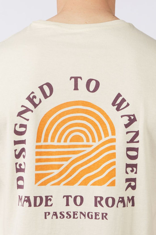 Passenger Clothing ltd T-Shirt Mens Sundown Recycled Cotton Birch