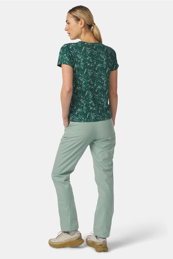 Ayacucho T-Shirt Greenwood Ss W Bistro Green Print