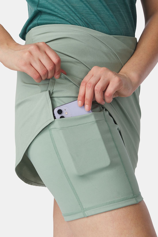 Ayacucho Skort Forest Softshell W Iceberg Green