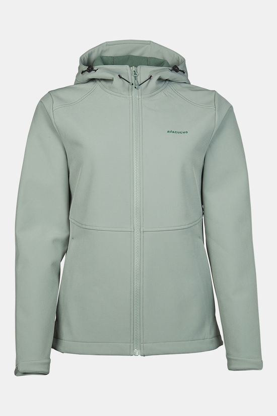 Ayacucho Softshell Jas Annapurna Softshell Hoodie W Iceberg Green