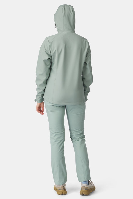 Ayacucho Softshell Jas Annapurna Softshell Hoodie W Iceberg Green
