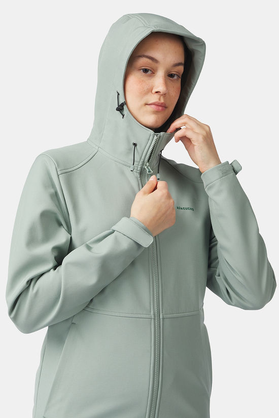 Ayacucho Softshell Jas Annapurna Softshell Hoodie W Iceberg Green