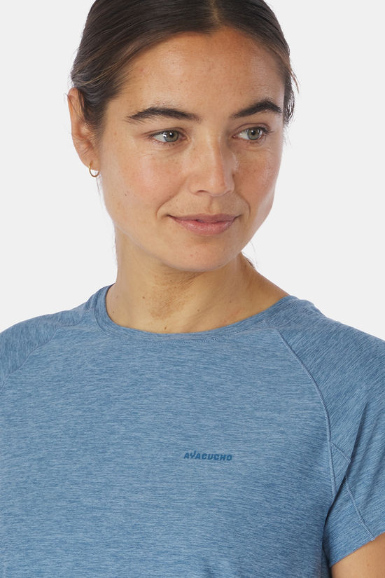 Ayacucho T-Shirt Mountain Technical Tee III Ss W Soft Chambray Melange