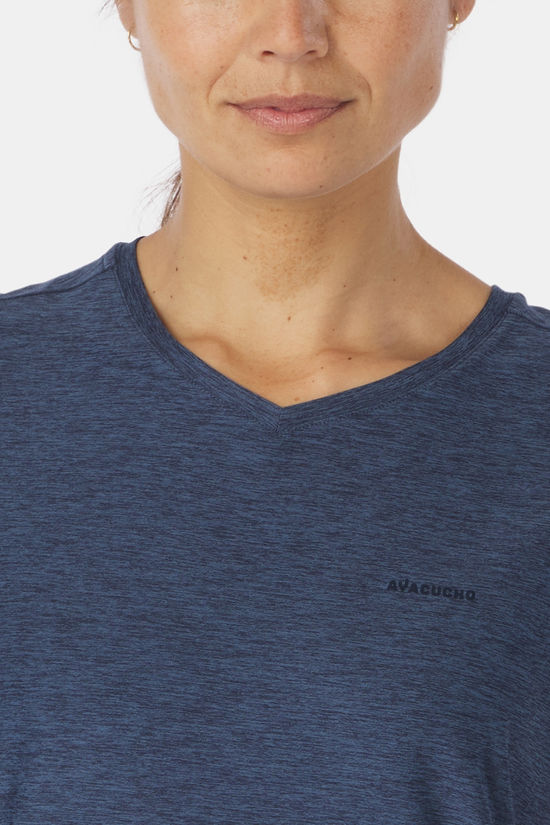 Ayacucho Top Mountain Technical Tank Top III W Navy Melange
