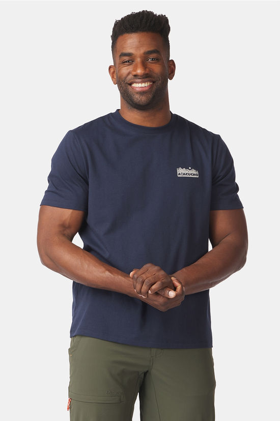 Ayacucho T-Shirt Oak Creek Graphic Tee Ss M Navy