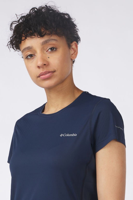 Columbia T-Shirt Zero Rules™ Light Ss Crew Collegiate Navy