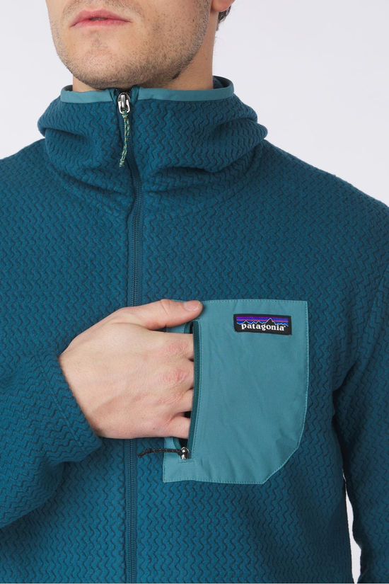 Patagonia Polaire R1 Air Full-Zip Hoodie Tidal Teal