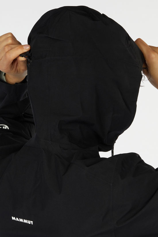 Mammut Veste Imperméable Crater Light Hs Hooded Jacket Black