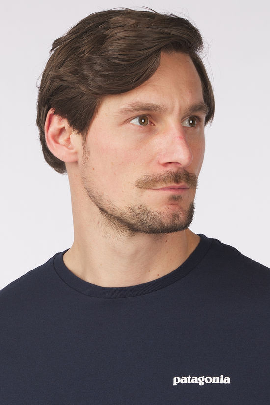 Patagonia T-Shirt P6 Logo Responsibilitee New Navy