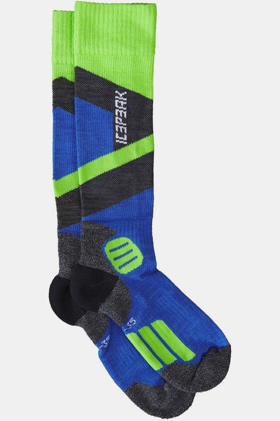 Icepeak Chaussettes De Ski Ilshofen Jr Blue/Green
