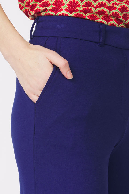King Louie Broek Federica Pants Milano Beacon Blue