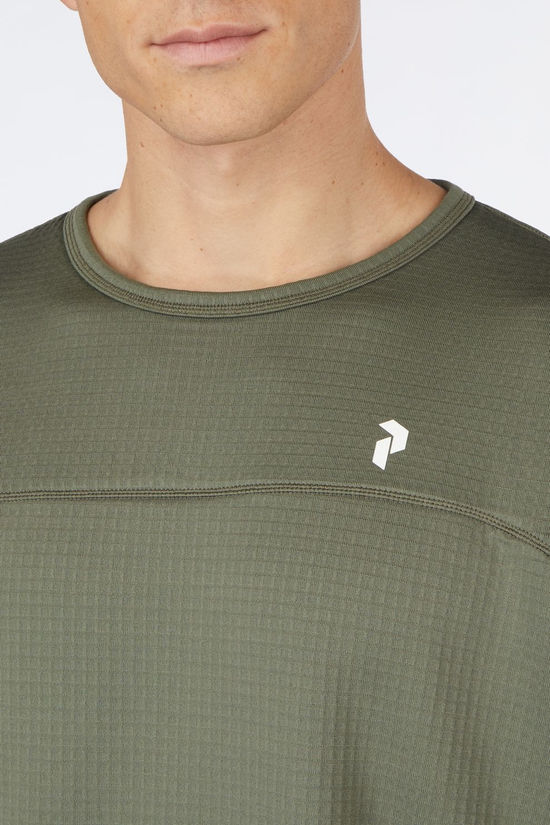 Peak Performance Polaire M Trail Polartec Crew Pine Needle