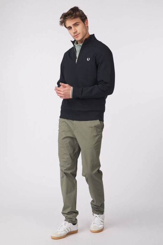Fred Perry Trui Half Zip Navy