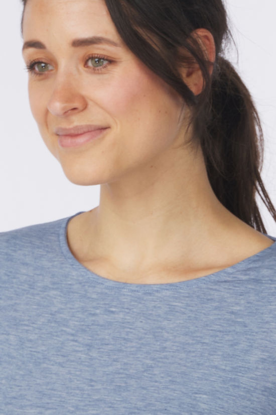 Sherpa T-Shirt Asha 3/4 Seaport  Blue