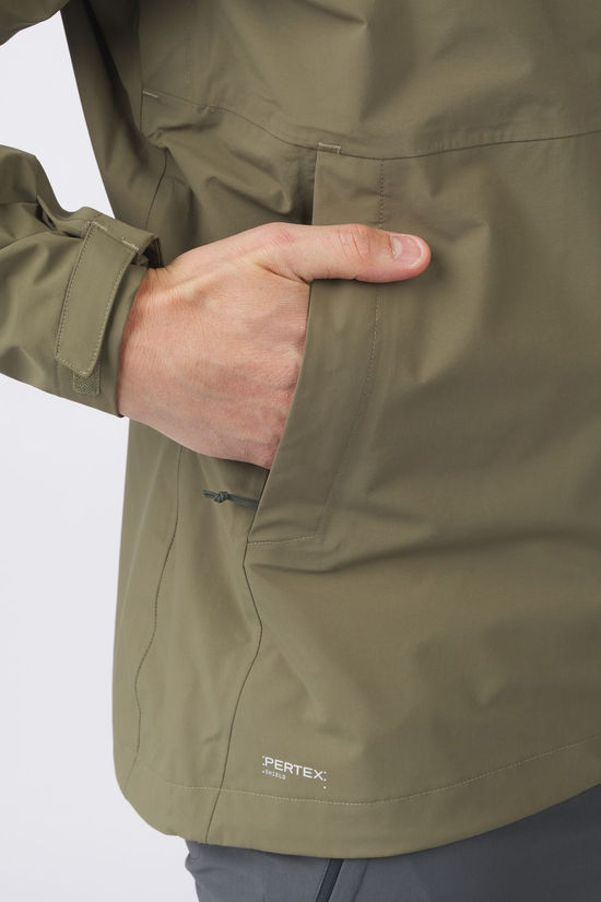 Rab Veste Imperméable Firewall Jacket Light Khaki