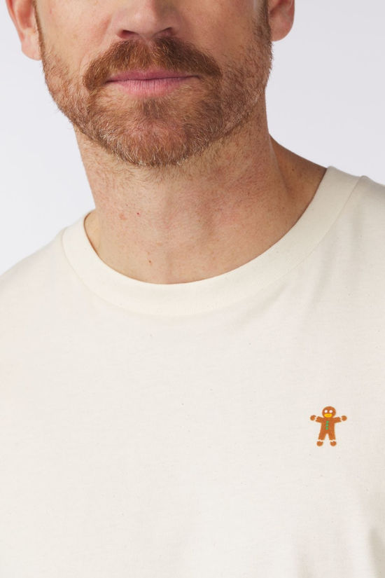 STRØM T-Shirt Gingerbread Men Natural Raw