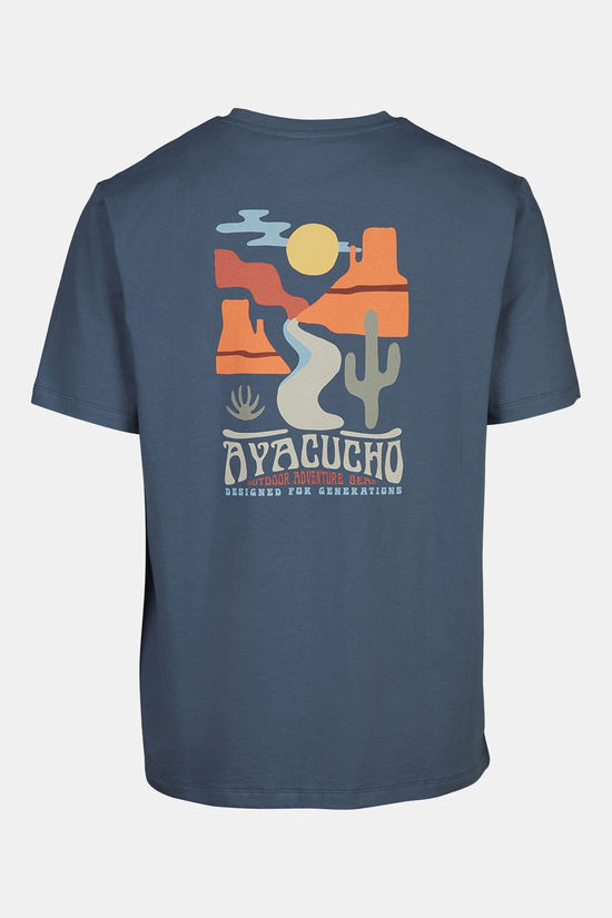 Ayacucho T-Shirt Festival T-Shirt Ss Blue Mirage