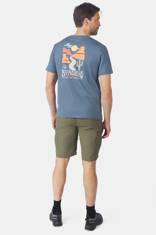 Ayacucho T-Shirt Festival T-Shirt Ss Blue Mirage