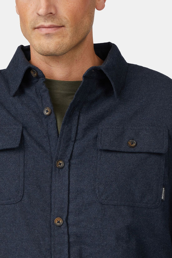 Ayacucho Chemise Blanford Flannel Padded Shirt M Navy