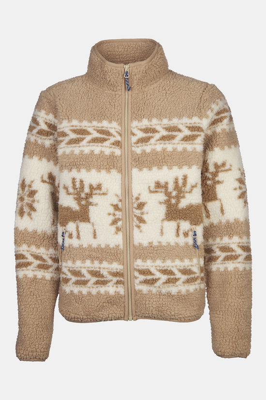 Ayacucho Polaire Cowichan Fleece Jacket W Fields Of Rye