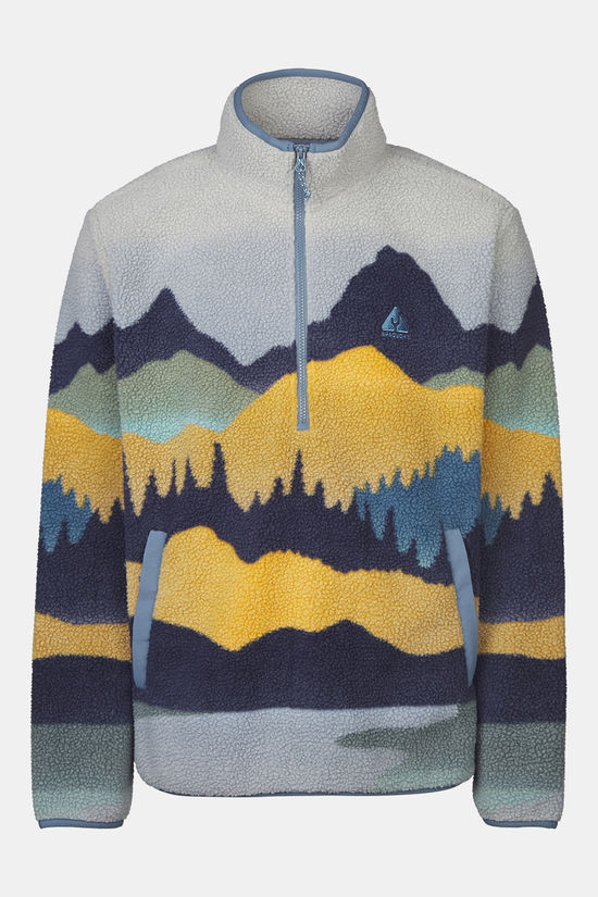 Ayacucho Polaire Thirlmere 1/2 Zip Sherpa Fleece Jacket M Pine Grove