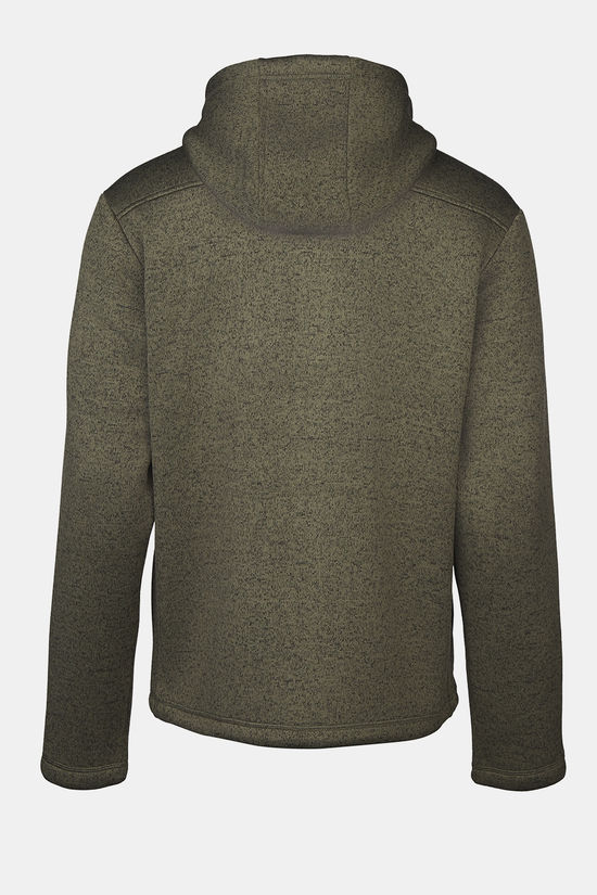 Ayacucho Polaire Grange Fleece Hoody M Dark Moss Melange