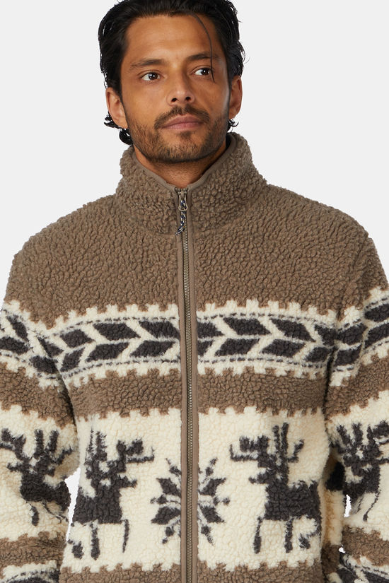 Ayacucho Polaire Cowichan Fleece Jacket M Kelp