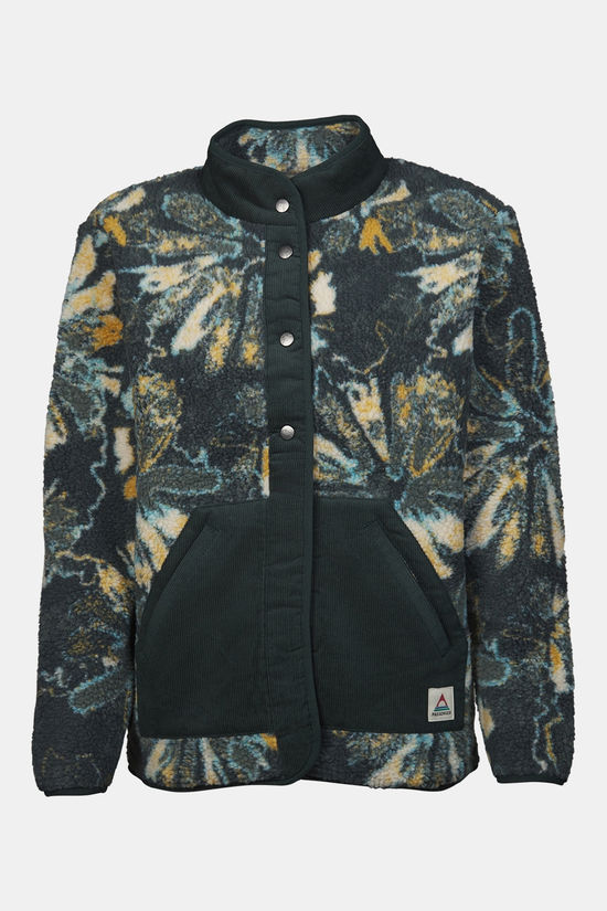 Passenger Clothing ltd Polaire Clover 2.0 Recycled Soft-Touch Sherpa Fleece Frost Dark Fern