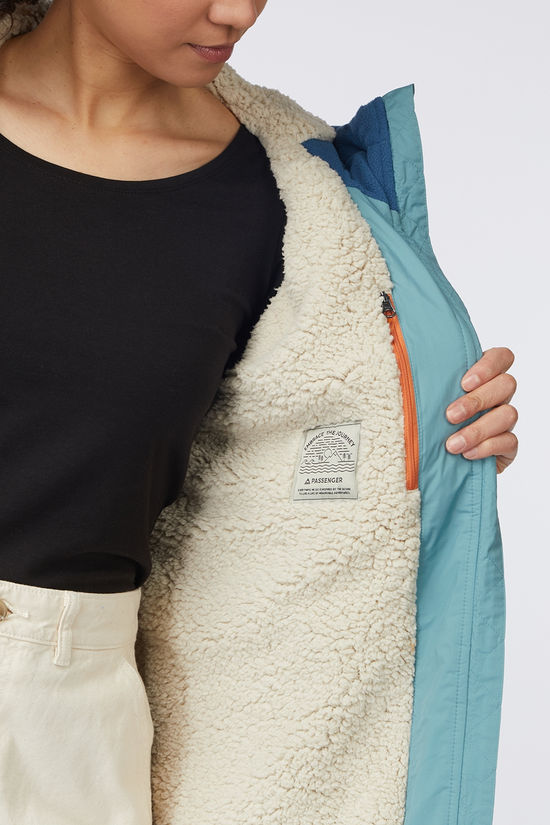 Passenger Clothing ltd Veste Flora 2.0 Long Insulated Jacket Arctic