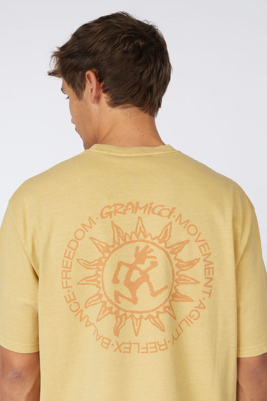Gramicci T-Shirt Sun Tee Mustard Pigment