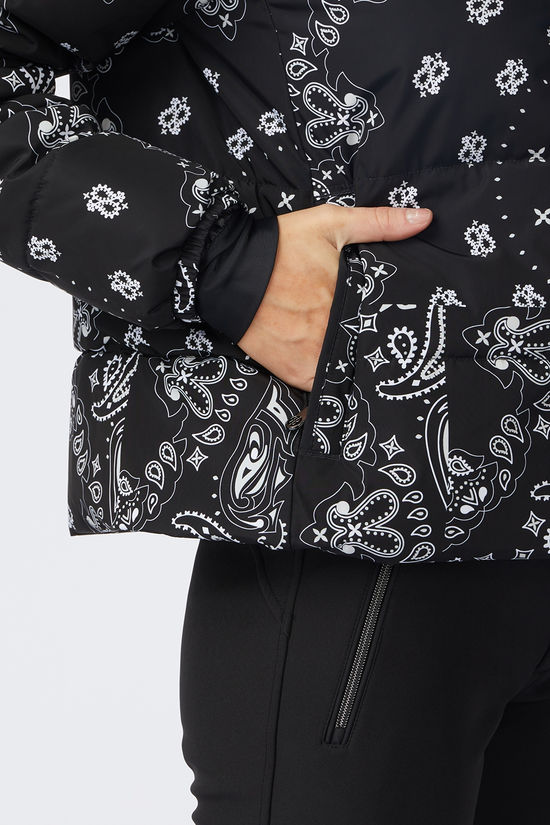 Poivre Blanc Ski-Jas Chloe Ski Jacket Paisley Black