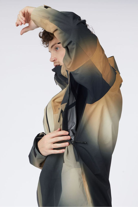 Peak Performance Veste De Ski M Edge 3L Aop Jacket Powder Fade
