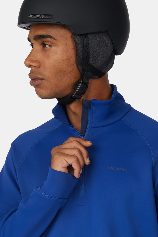 Ayacucho Fleece Nouva Tech Fleece 1/4 Zip Sodalite Blue