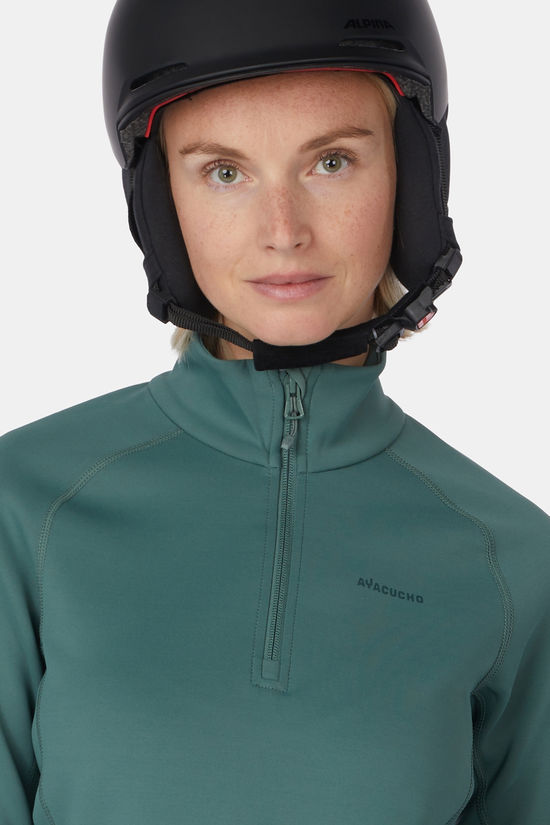 Ayacucho Polaire Nouva Tech Fleece 1/4 Zip W Dark Forest