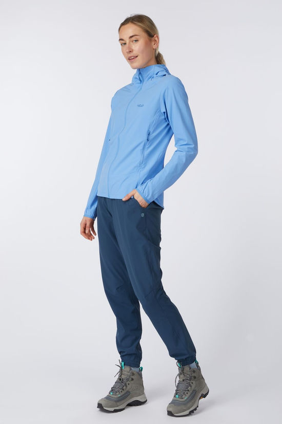 Rab Veste Softshell Borealis Hoodie Wmns Bluebird