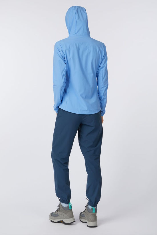 Rab Veste Softshell Borealis Hoodie Wmns Bluebird