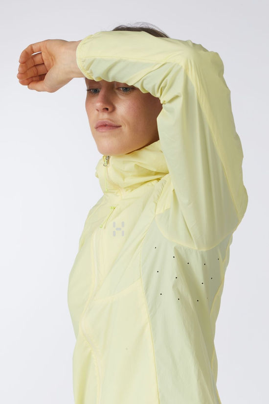 Haglöfs Jas L.I.M Mimic Barrier Hood W Yellow Rise