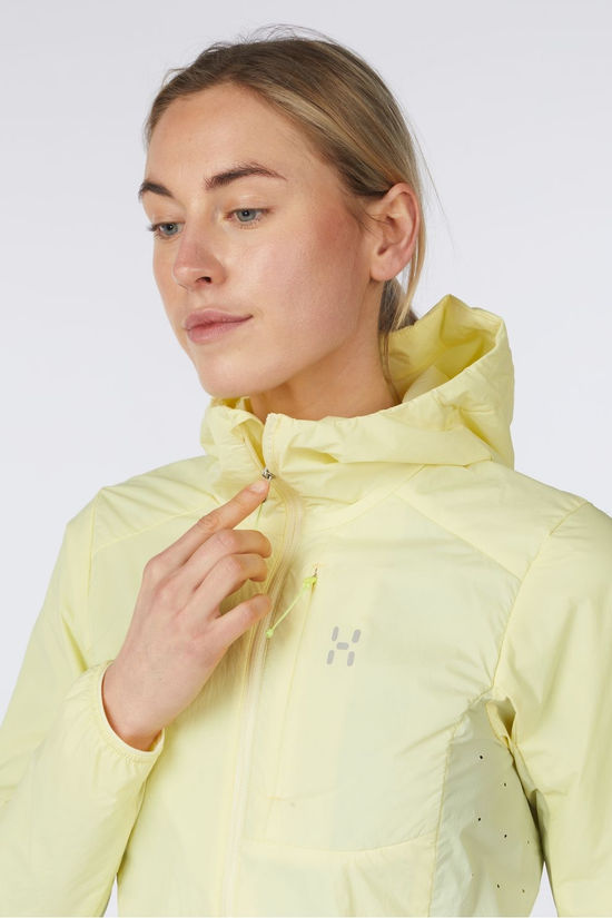 Haglöfs Jas L.I.M Mimic Barrier Hood W Yellow Rise