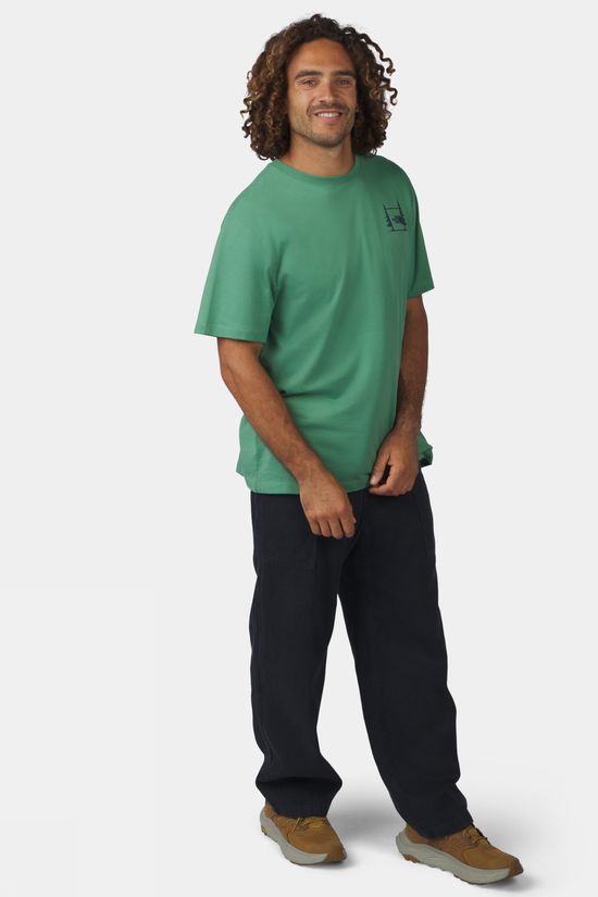 The North Face T-Shirt M Camping Relaxed Short Sleeve Tee-Graph Dimmed Algae