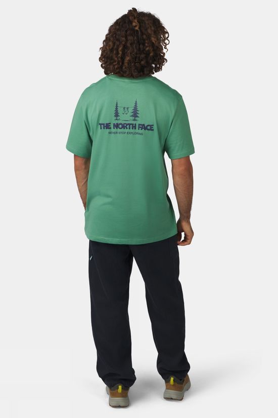 The North Face T-Shirt M Camping Relaxed Short Sleeve Tee-Graph Dimmed Algae